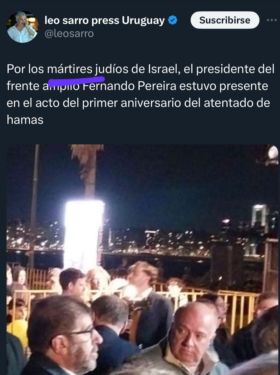 Che, <a href="/leosarro/">leo sarro press</a> entendés el significado de la palabra martir? El que elige morir por una causa religiosa o creencia. 
Ningún judío eligió morir el 7 de octubre. Pedí disculpas, borrá el tuit, agarrá un libro y sacate la venda. Gracias. #AmIsraelJai