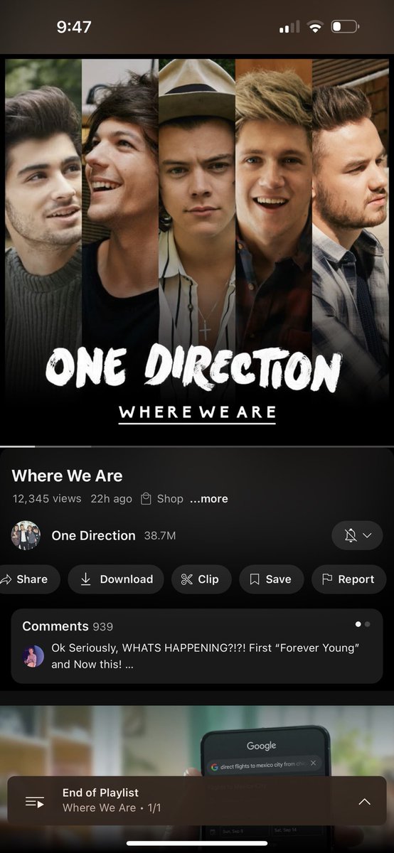 victoriak1116's tweet photo. One direction YouTube updating and releasing the full version of “where we are” has me screaming, crying, throwing up. https://t.co/euN4m7tkMS