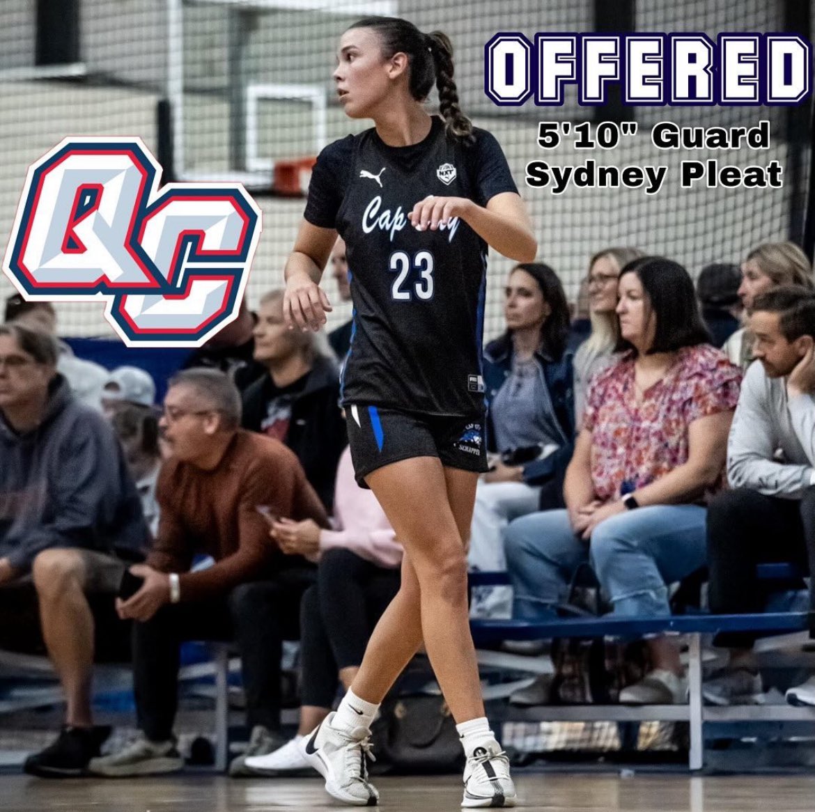 Sydney Pleat (@sydneypleat) on Twitter photo Very grateful to receive an offer from <a href="/QCKNIGHTS_WBB/">Queens College WBB</a>. Thank you to Coach Bet for this opportunity!! <a href="/CapCityAAU/">Cap City Scrappers</a> <a href="/SCGirls_hoops/">Colonie Girls Basketball</a> Very grateful to receive an offer from <a href="/QCKNIGHTS_WBB/">Queens College WBB</a>. Thank you to Coach Bet for this opportunity!! <a href="/CapCityAAU/">Cap City Scrappers</a> <a href="/SCGirls_hoops/">Colonie Girls Basketball</a>