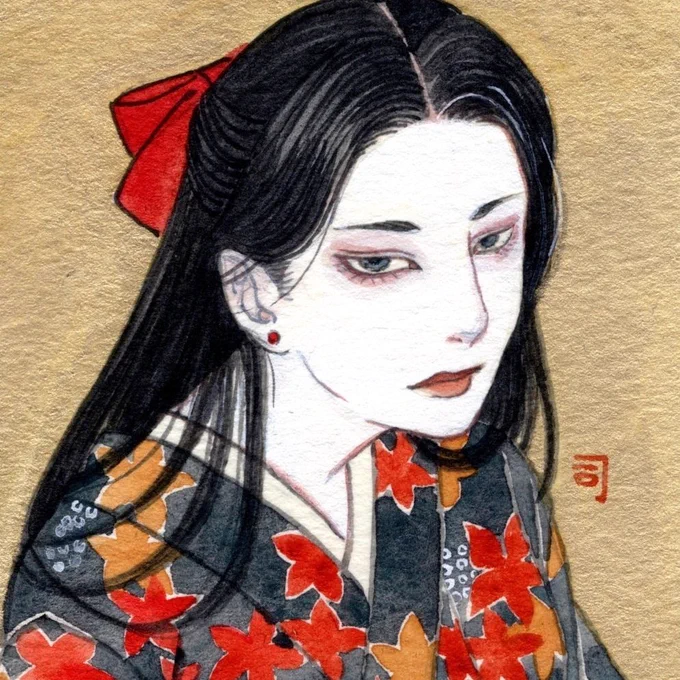 Hello #PortfolioDay !I am an analog illustrator living in Japan. I use acrylic, watercolor and Japanese materials. I will be glad if you are  