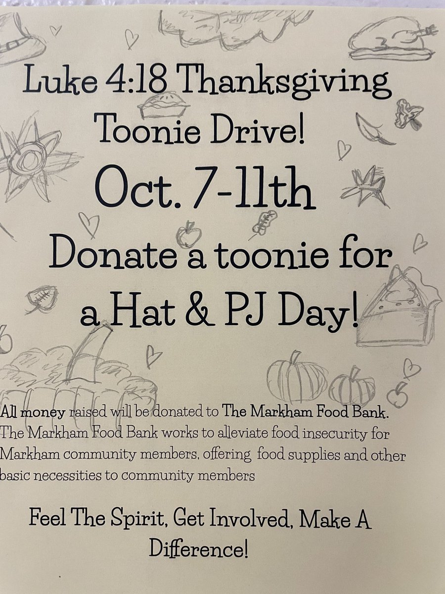 SJN Thanksgiving  Food Drive