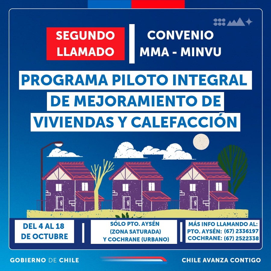 ddivisadero's tweet photo. Abren postulación a plan piloto de recambio de calefacción y mejoramiento térmico

El segundo llamado convoca a familias de Puerto Aysén y Cochrane.

https://t.co/aBSC5DVOoR https://t.co/cp8GfTkKY1