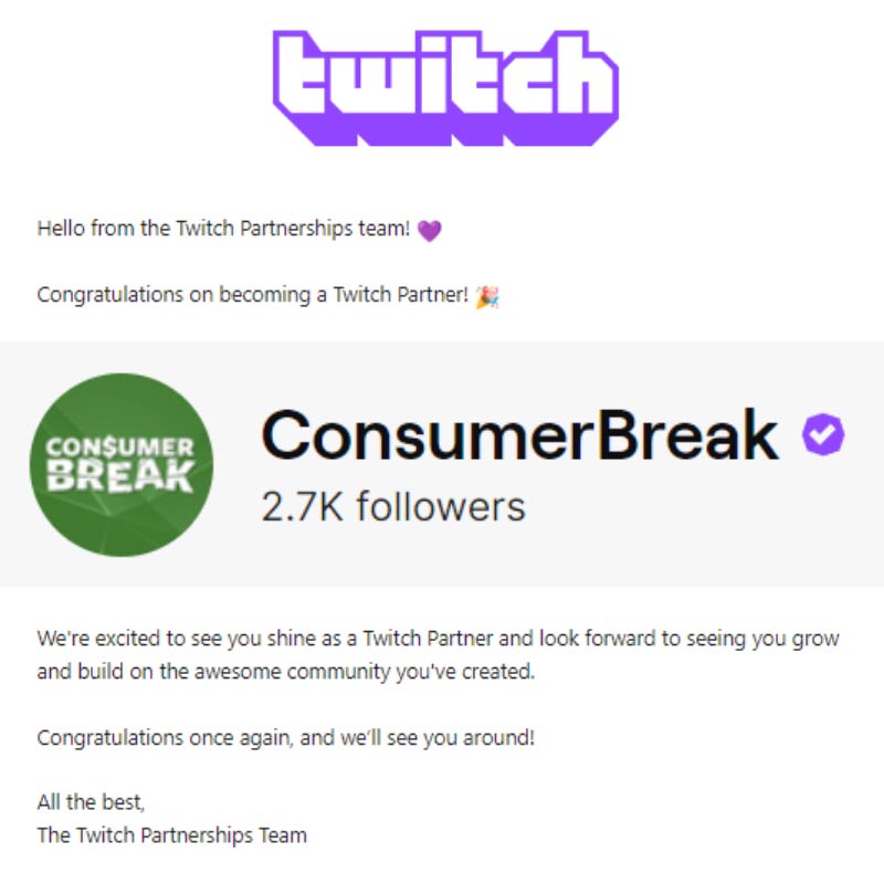 ConsumerBreak Stream📺🌐 tweet media