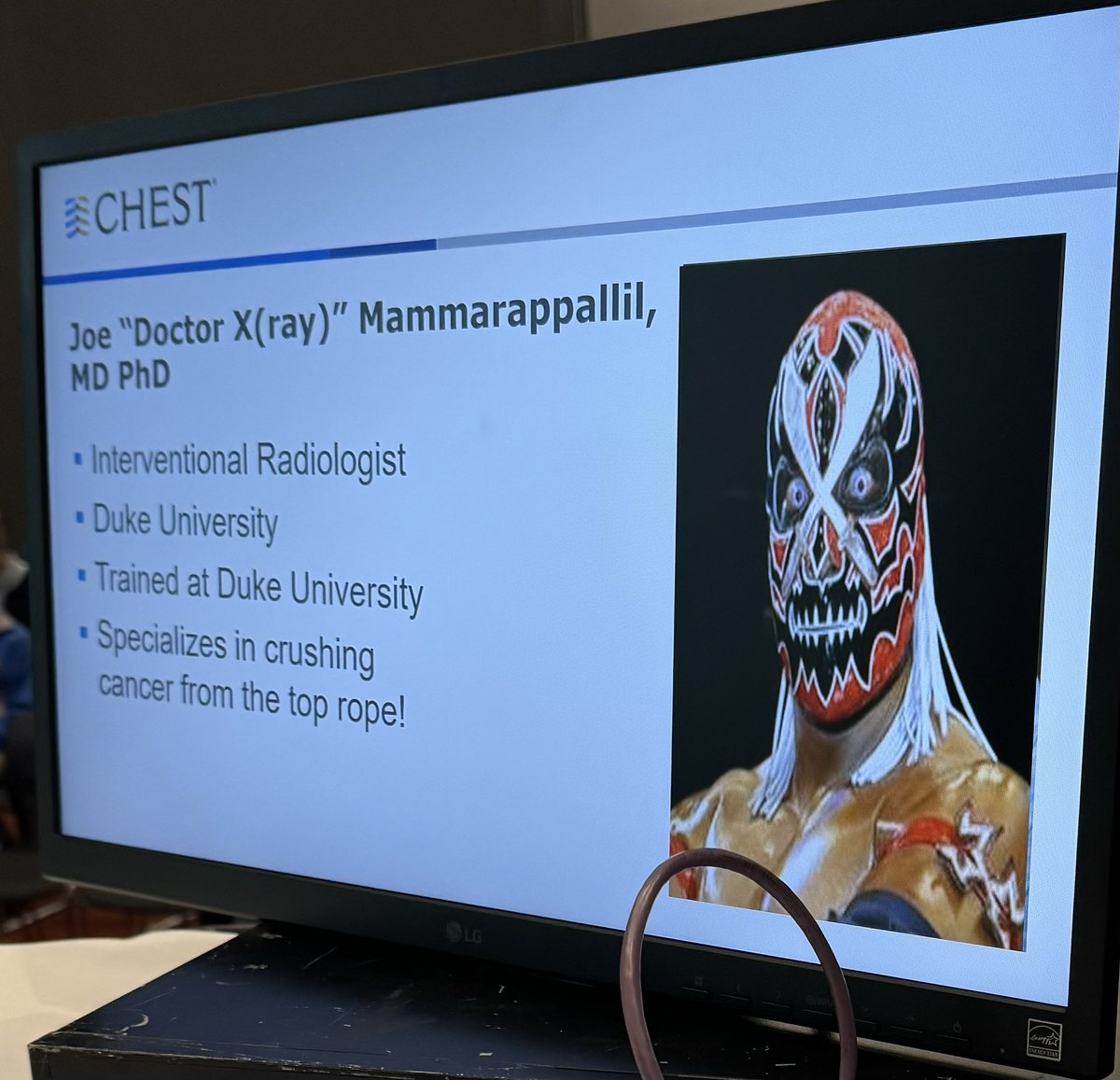 Joe Mammarappallil (@jmammarappallil) on Twitter photo I mean it does get better than a Battle Royale talk does it?!?! 🤼🥊🩸Fantastic <a href="/accpchest/">CHEST</a> #CHEST2024 talk on 🫁 biopsies from all perspectives. 🙏🏾 to <a href="/JasonAkulian/">Jason Akulian</a> <a href="/UNC_Pulm_CC/">UNC Pulmonary and Critical Care Fellowship</a> and George Cheng <a href="/ucsdpccm/">UCSD Pulmonary, Critical Care, Sleep, & Physiology</a> for organizing. <a href="/NJHealth/">National Jewish Health</a> <a href="/DukeRadiology/">Duke Radiology</a> <a href="/DukeRadCTI/">DukeCTI</a> <a href="/ClevelandClinic/">Cleveland Clinic</a> I mean it does get better than a Battle Royale talk does it?!?! 🤼🥊🩸Fantastic <a href="/accpchest/">CHEST</a> #CHEST2024 talk on 🫁 biopsies from all perspectives. 🙏🏾 to <a href="/JasonAkulian/">Jason Akulian</a> <a href="/UNC_Pulm_CC/">UNC Pulmonary and Critical Care Fellowship</a> and George Cheng <a href="/ucsdpccm/">UCSD Pulmonary, Critical Care, Sleep, & Physiology</a> for organizing. <a href="/NJHealth/">National Jewish Health</a> <a href="/DukeRadiology/">Duke Radiology</a> <a href="/DukeRadCTI/">DukeCTI</a> <a href="/ClevelandClinic/">Cleveland Clinic</a>