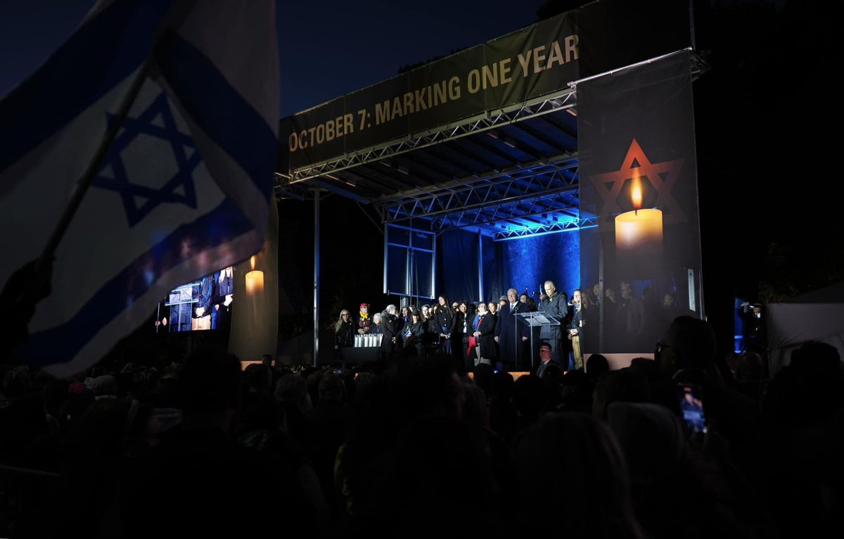 A year later, we reflect on the deadliest attack on the Jewish people since the Holocaust.

Proud to join Premier <a href="/fordnation/">Doug Ford</a> &amp; reaffirm our call for the safe &amp; immediate return of all hostages held by Hamas.  

We stand against Antisemitism in all its forms.

#NeverAgain is now.