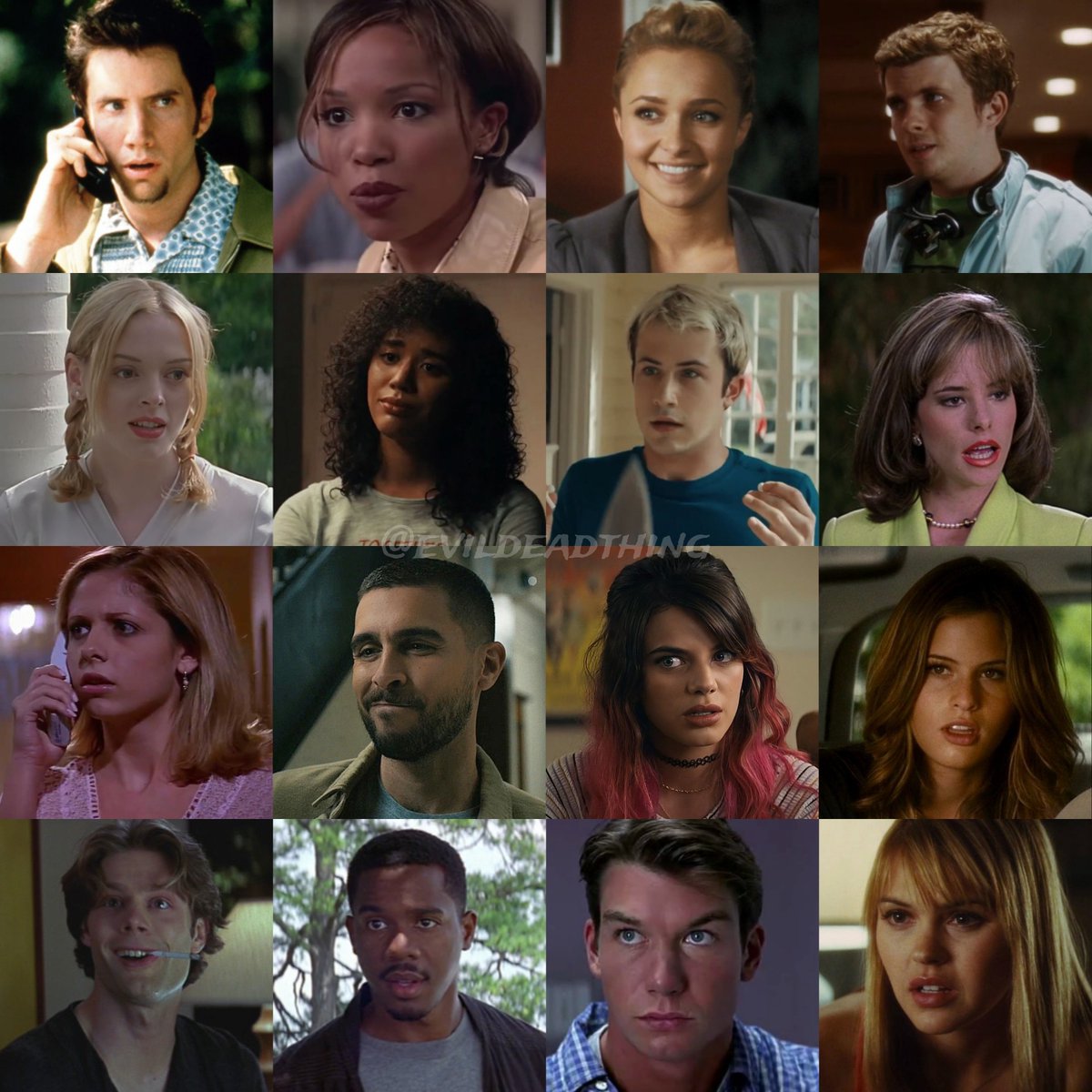 create your own core four using only characters from this image