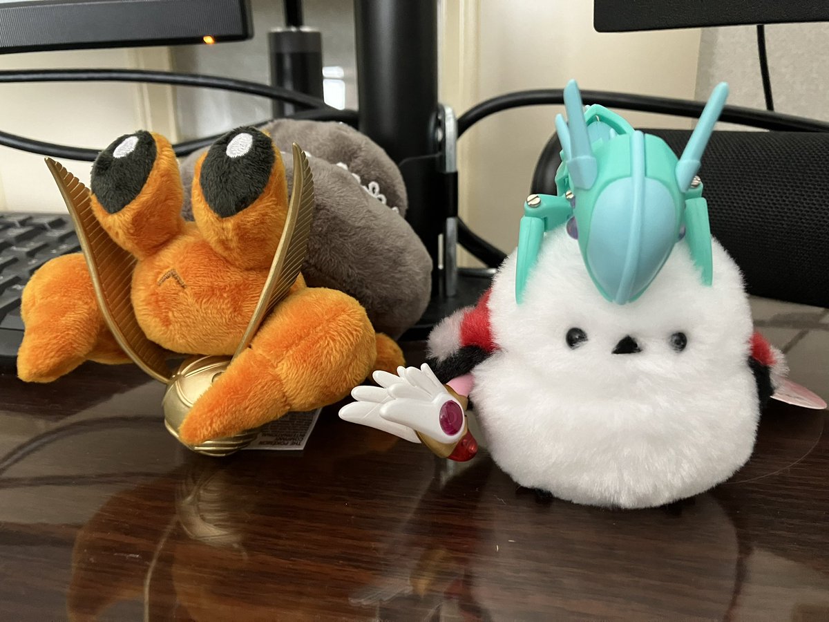 arahog's tweet image. 本日のデスクトップぬいズ。
#ポケモンfit