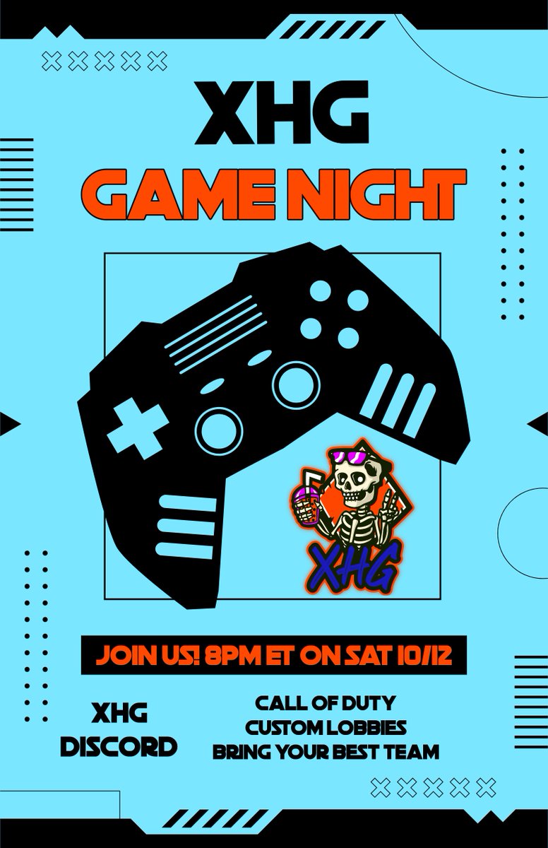 Custom lobbies : Rebirth Island RETURNS this Sat. 10/12 @ 8PM ET. Join the XHG discord &amp; bring your best quad's squad. If you don't have one, we will assign you randomly to a squad. Meet amazing people from the XHG community.

#CallofDuty #CustomLobbies #GameNight #XHG