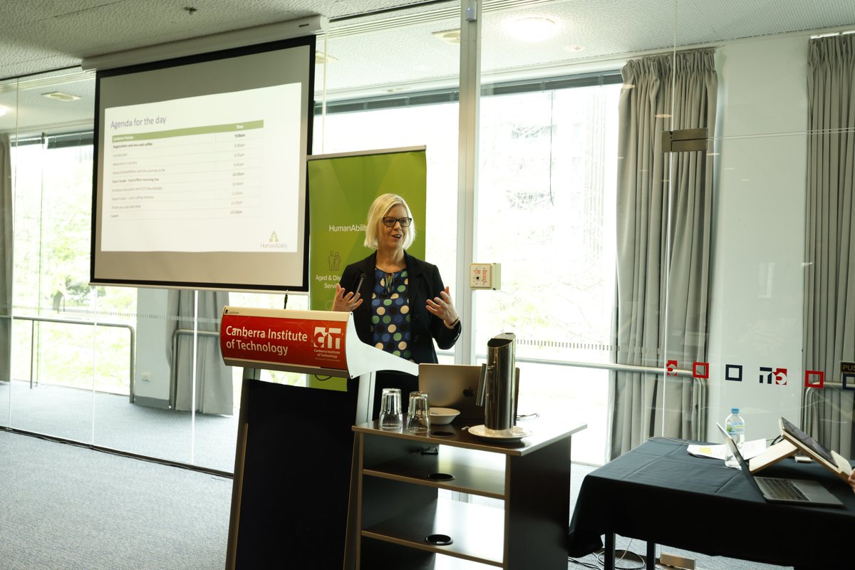 HumanAbilityLtd's tweet photo. #HumanAbility is thrilled to return to Ngunnawal Country for the HumanAbility State and Territory Roadshow Canberra Forum. We've already gained valuable insights from our care and support stakeholders in the ACT, discussing workforce challenges and exploring innovative solutions. https://t.co/pKCmD726Hi