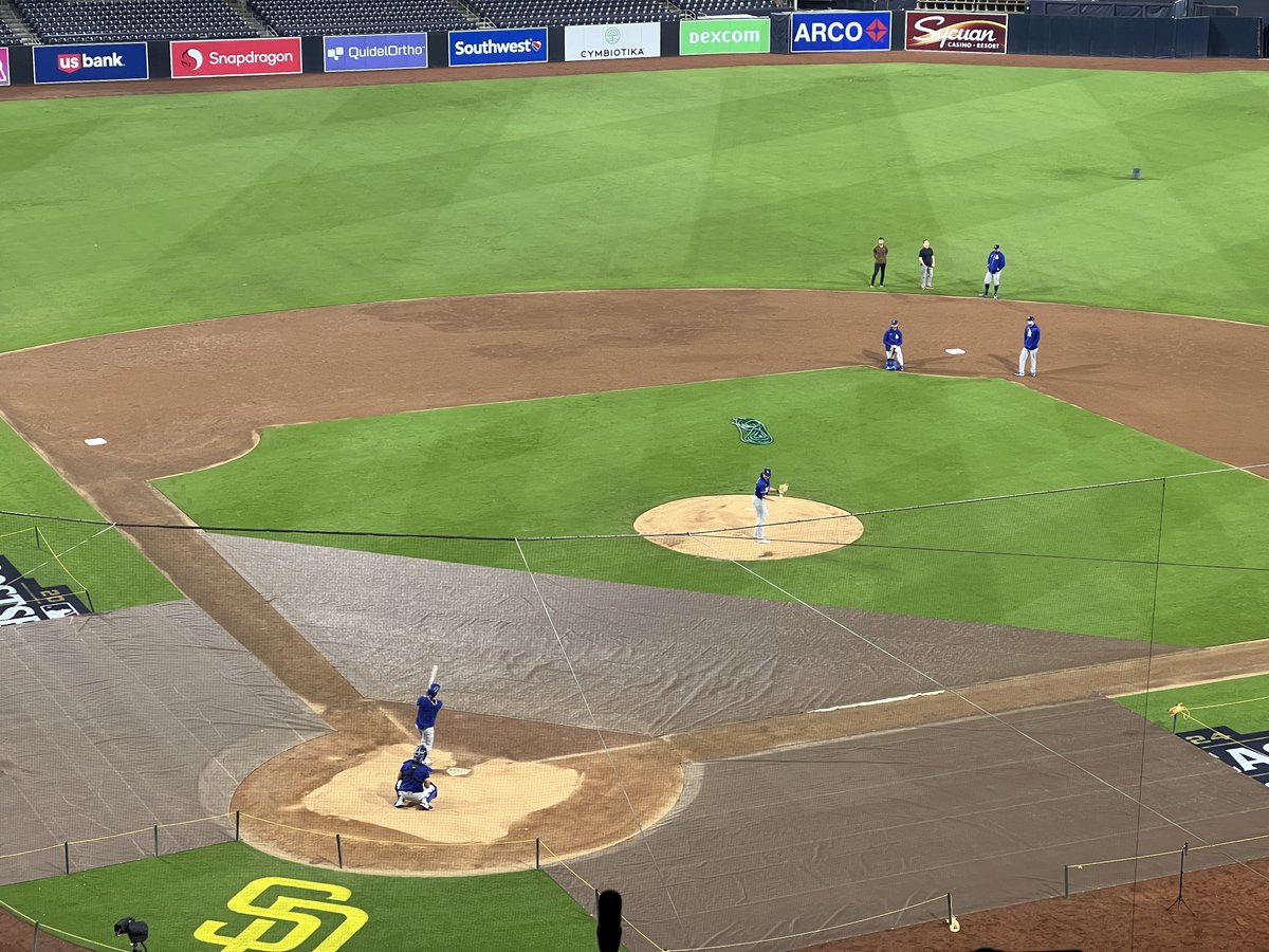 DodgerBlue1958's tweet photo. Brent Honeywell is facing Mookie Betts, Chris Taylor and Andy Pages. https://t.co/27ngDDZ9Zx