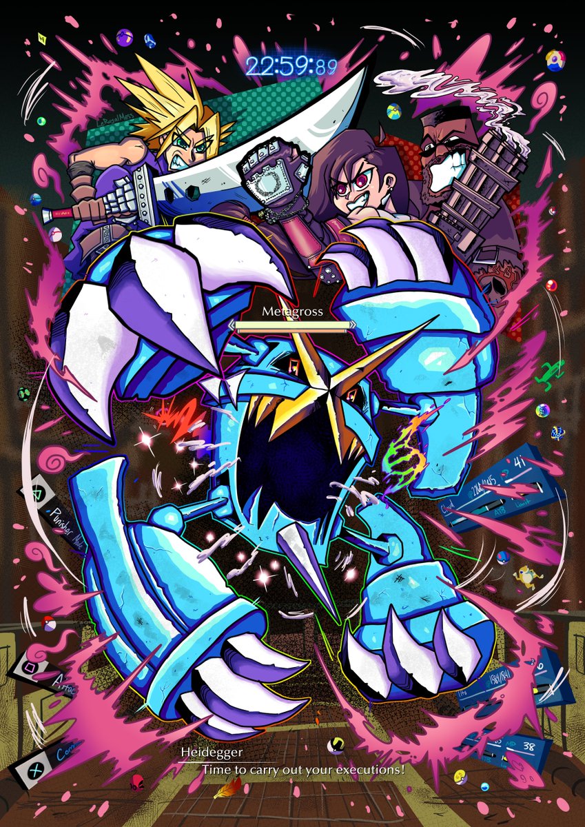 <a href="/FF7PokemonZine/">Of Fantasy and Monster - COMPLETED!</a> said it was cool to post this so HERE YA GO, YA FILTHY POCKET MONSTERS!!!!! Leftover sales still happening so go grab a copy!