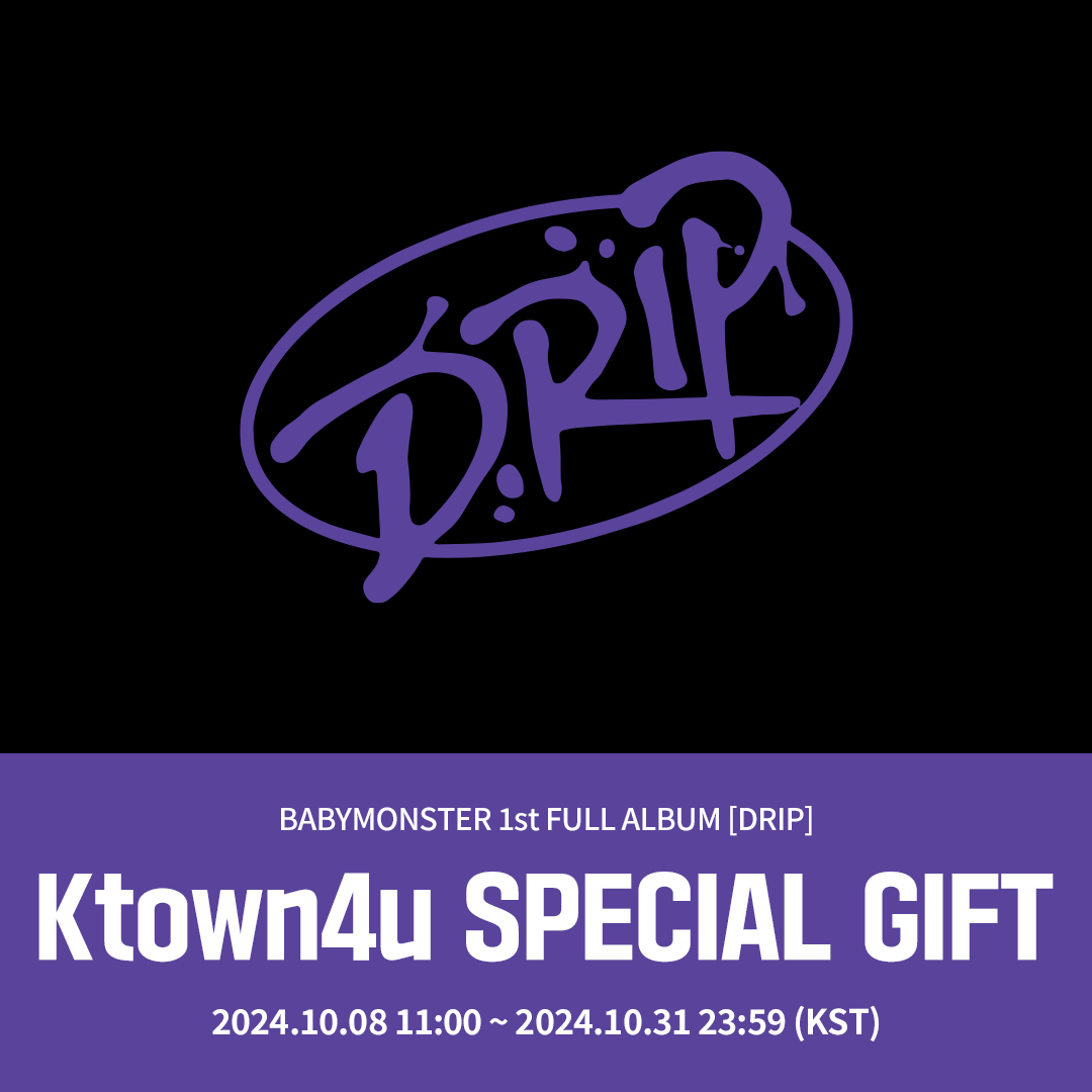 BABYMONSTER 1st Full Album “DRIP” is now available for Preorder on