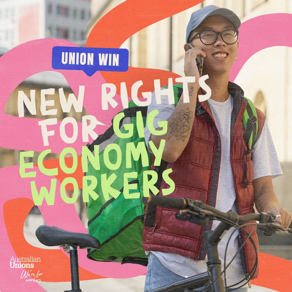Union members have won ground-breaking rights for gig economy workers. It means minimum standards and protections for contractors in the gig economy  such as workers for rideshare and food delivery apps.

Another reason to join your union!