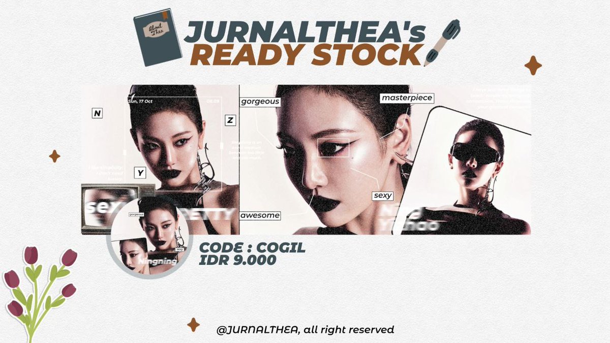 Repost would be appreciated! 

Theo datang membawa layout ready AESPA foto teaser nihhh. Dengan harga 9k sudah include free retext dan get ava png only ya. Bisa langsung DM aku jika kalian berminat 🕊️♥️!
  
#zonauang #zonaba #zonajajan