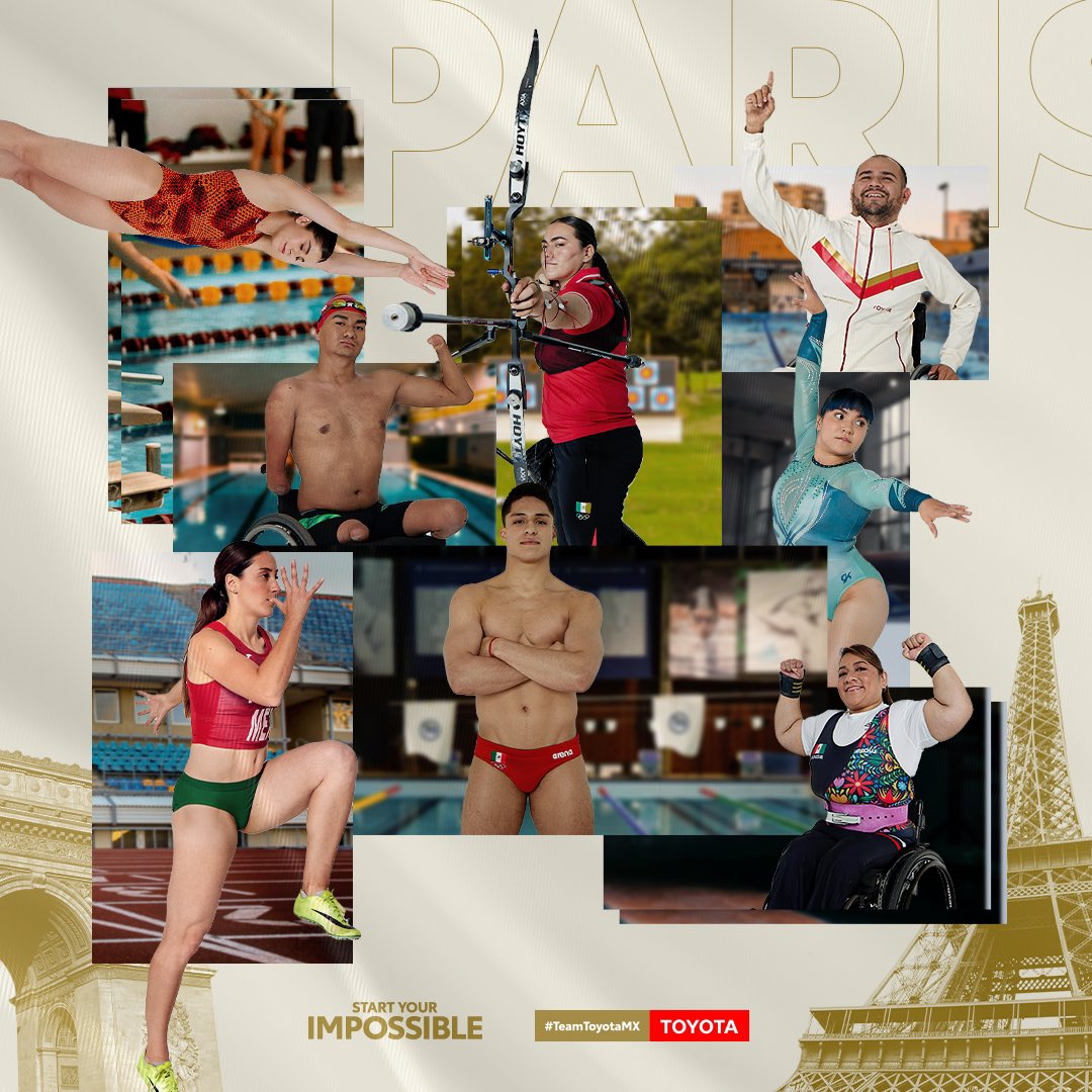 8 Atletas que se volvieron 8 Leyendas en París 2024✨

#TeamToyotaMx #StartYourImpossible