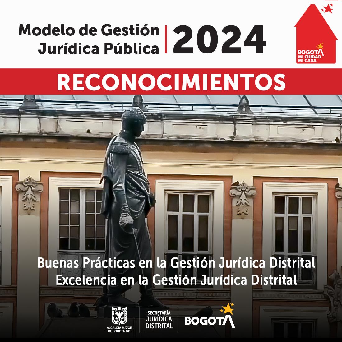 🌟 Reconocimientos a las Buenas Prácticas y a la Excelencia en la Gestión Jurídica Distrital en #BogotáMiCiudadMiCasa
 
👉 ¡Invitamos a todas las entidades y profesionales del derecho a postularse y resaltar su impacto en el servicio público!

acortar.link/tEFgqt