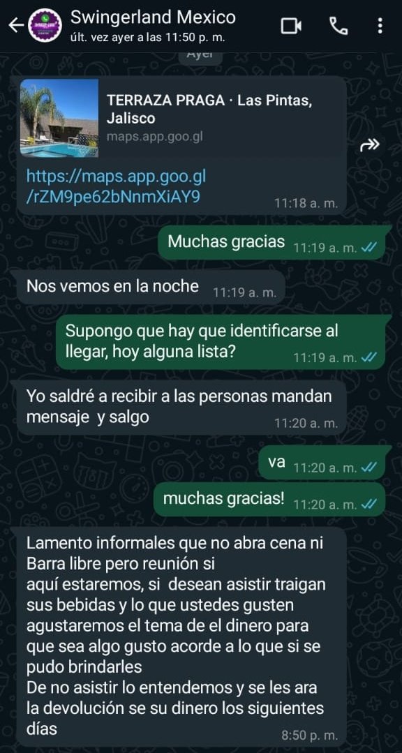 Astartea6661's tweet photo. Hola, seguimos vivos...
Hace un buen rato que no publicamos, pero hoy les dejo informacion que cura...
Si eres de GDL y buscas fiestas SW te recomiendo NO ir con swgerlandeventos, no cumplen lo que ofrecen y no te reembolsan aun cuando lo prometen...
No caigan 🤬 https://t.co/ALJqeNxe55