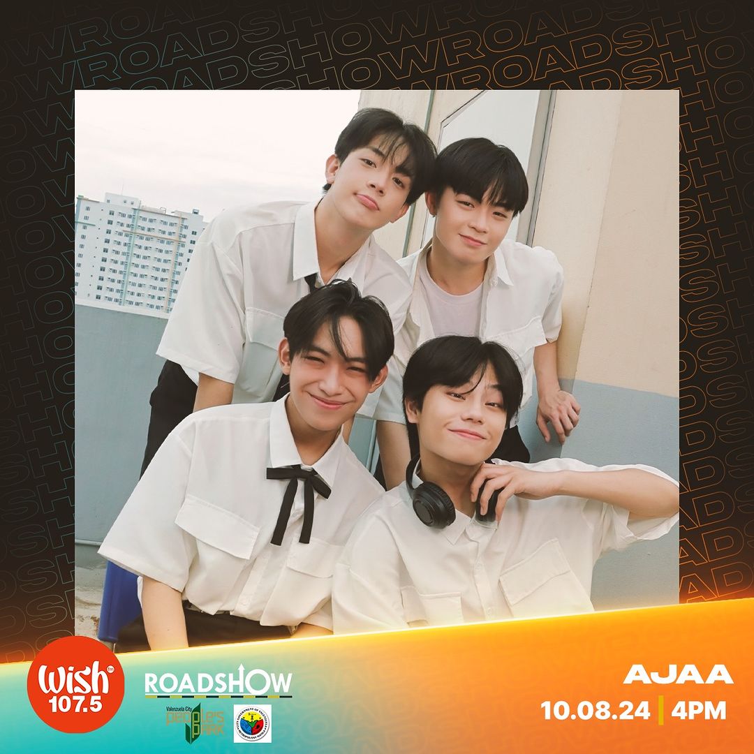 Catch AJAA on Wish 107.5 Roadshow later, 4pm at Valenzuela People's Park! 

See you, hanies! 🥰

#AJAA
#CornerstoneArtist