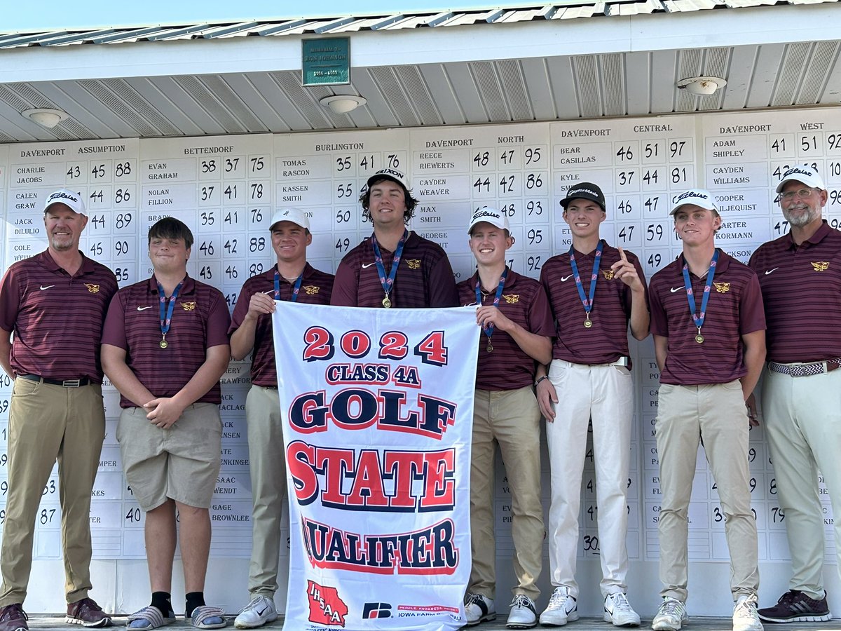 Ankeny High School Activities (@ankeny_hawks) on Twitter photo Congrats to <a href="/AnkenyHawksGolf/">Ankeny Hawks Golf</a> as the Hawks won the Ottumwa District with a 298 team score! Coach Weddinfeld's team will play in the state tournament next Monday and Tuesday at Briarwood Country Club. #trustfamilybelievehawks Congrats to <a href="/AnkenyHawksGolf/">Ankeny Hawks Golf</a> as the Hawks won the Ottumwa District with a 298 team score! Coach Weddinfeld's team will play in the state tournament next Monday and Tuesday at Briarwood Country Club. #trustfamilybelievehawks