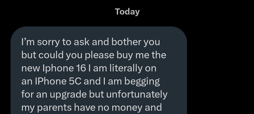 ScottLEOWarrior's tweet image. First world problems...

No I can&apos;t buy you a phone lol