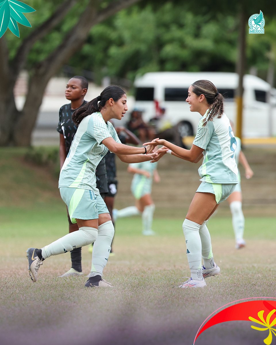 #Sub17Fem | Enfrentamos a 🇳🇬 en nuestro primer partido de preparación en República Dominicana. 🔛⚽️

#JuntasPasoAPaso