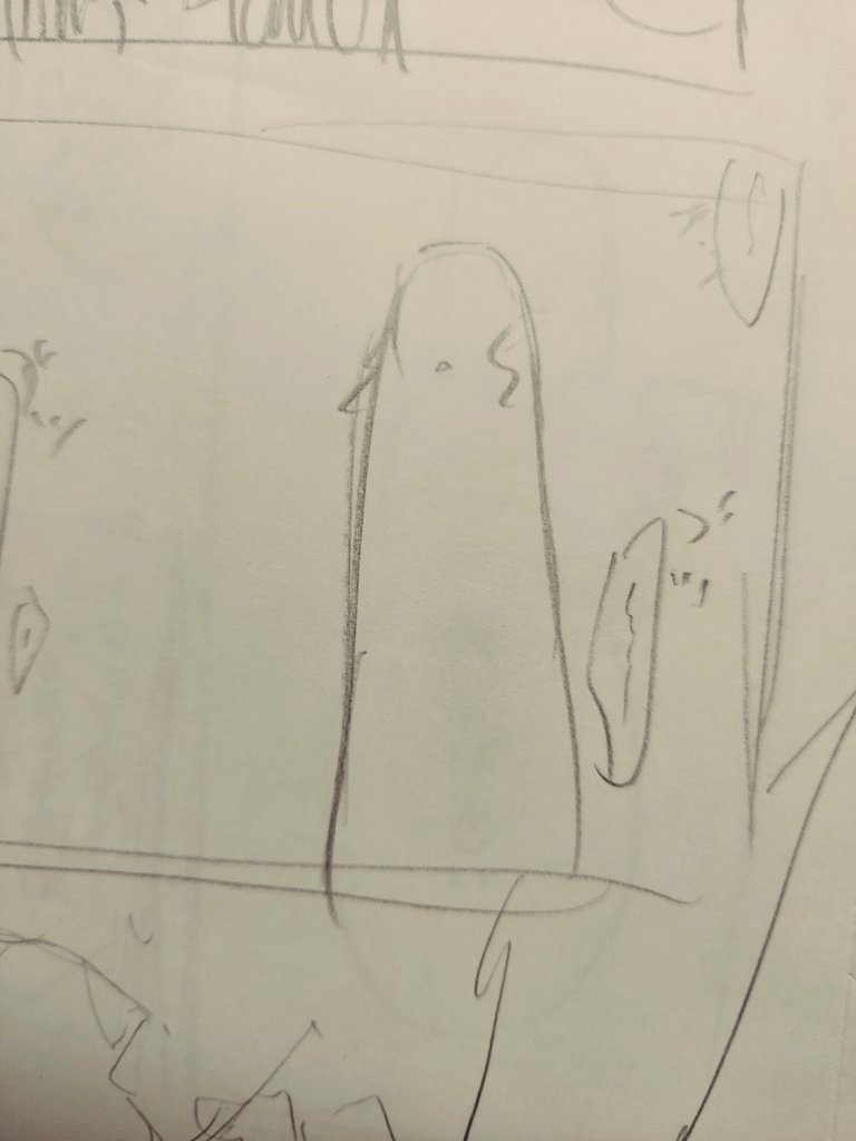 綾竹子(ネームの姿)はだいたい1枚目みたいな感じ!とてもわかりやすい!
#神蝕の進捗 
