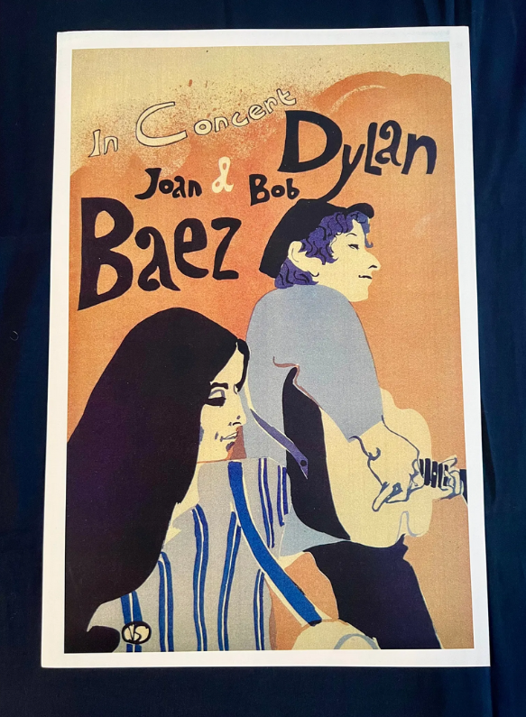Estate Sale currently underway. Ending 4:00 PM this Sunday October 13th. Tonight's Auction Item Highlight: Joan Baez and Bob Dylan 1965 Concert Poster - Link in the bio to take a look at this Rare One of a Kind Piece!

#bobdylan #joanbaez #concertposters