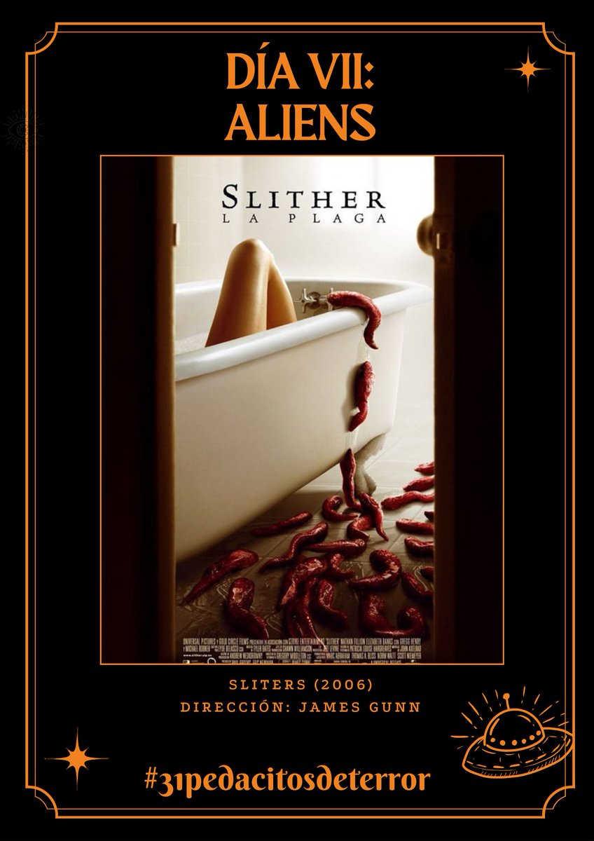 📼día 7: aliens 

📽️ close encouters (1978)
📽️ slithers (2006)
📽️ distrito 9 (2009)

#31pedacitosdeterror
<a href="/Pedacitosterror/">Carlita💀</a>
<a href="/YoSoyNoble/">𒌐Noble𒌐</a>