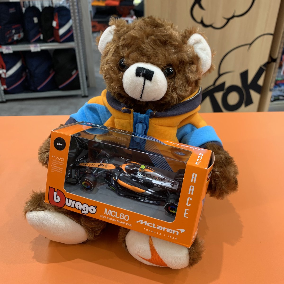 McLaren マクラーレン　公式　テディベア　 F1 チーム ぬいぐるみ マクラーレン F1 チーム マスコット テディベア ぬいぐるみ