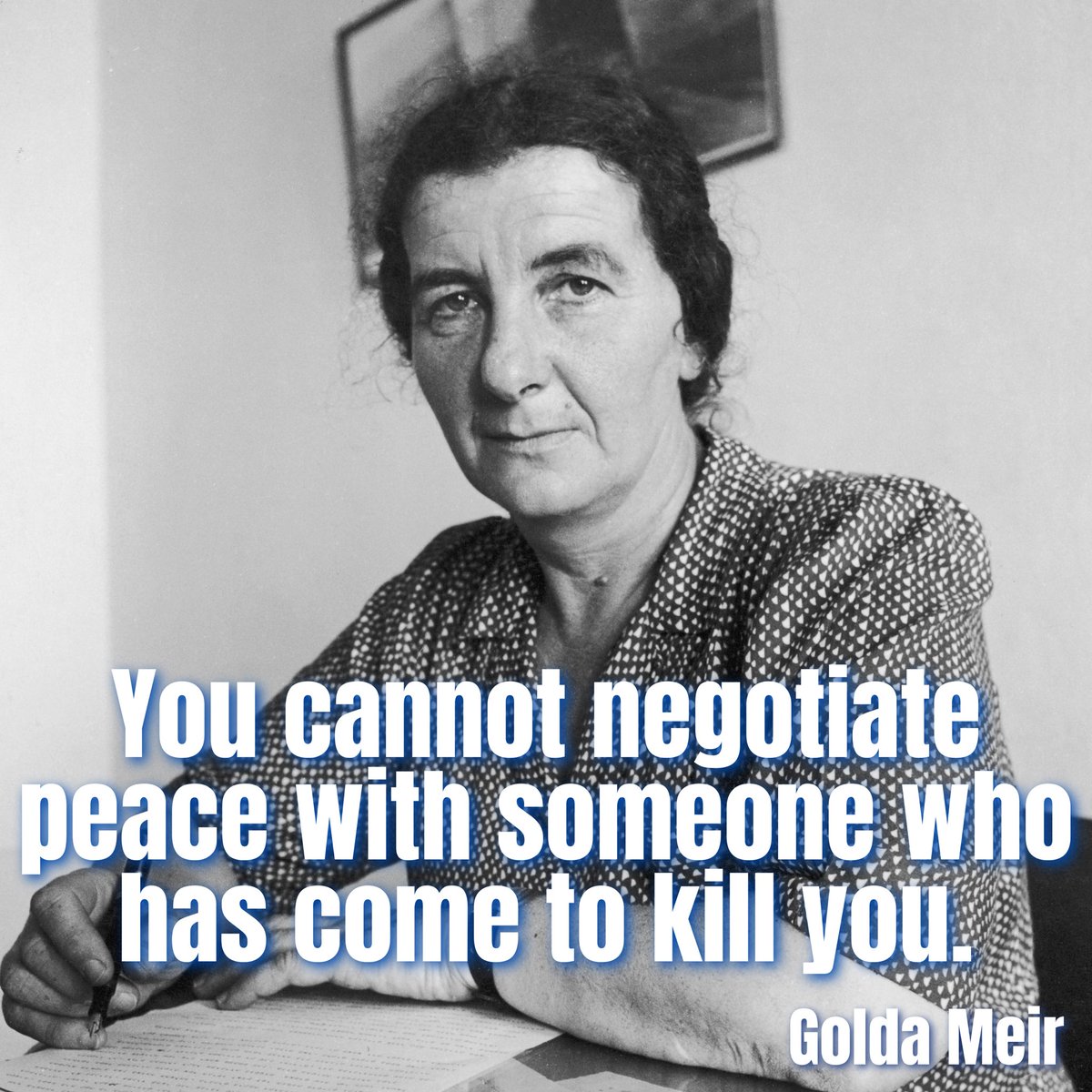 In the end, Golda was always right.