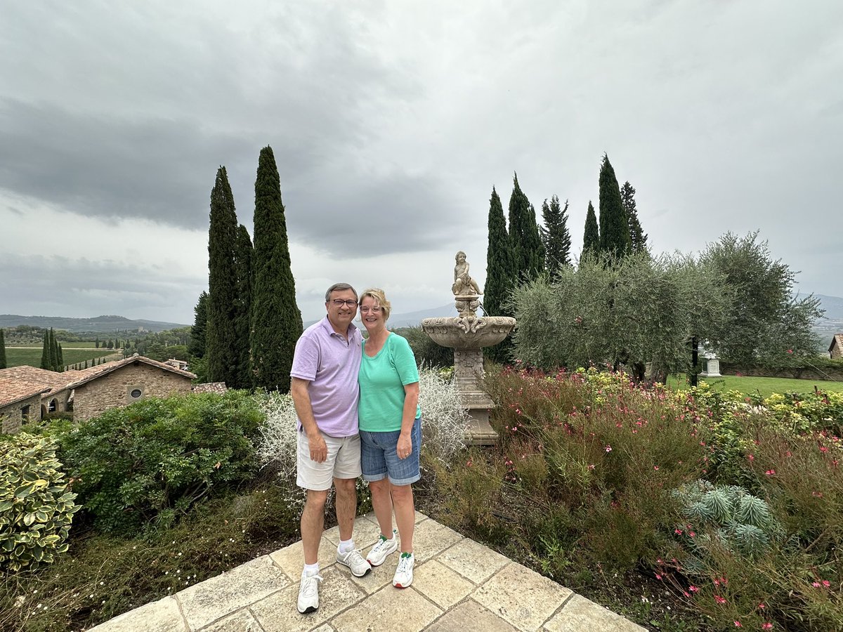 Lunch at Castello Banfi for the Rustic Tuscany 2024 crew was terrific. A beautiful old dining room just for us, delicious cuisine, and a selection of wines were perfect ingredients for a wonderful day!
