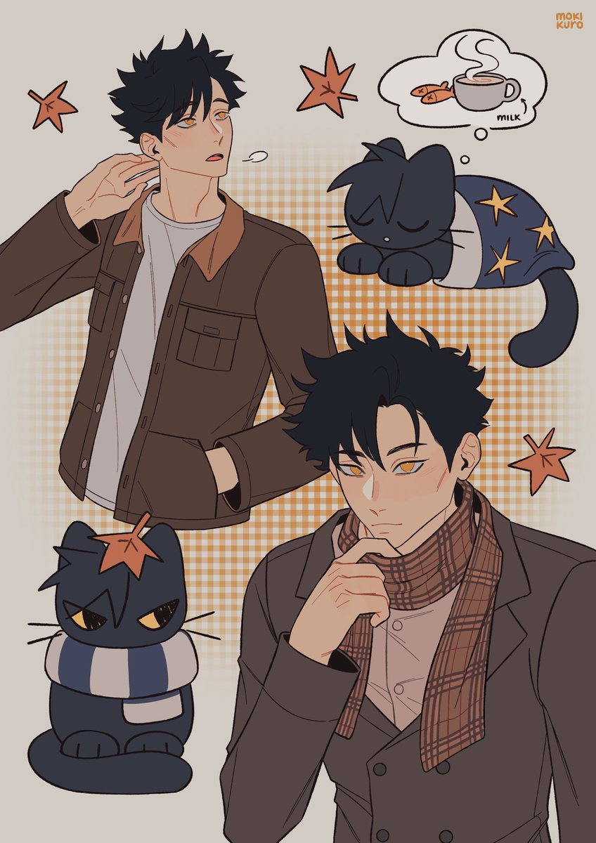 mokikuro's tweet image. fall baby!! 🍂 #kuroo