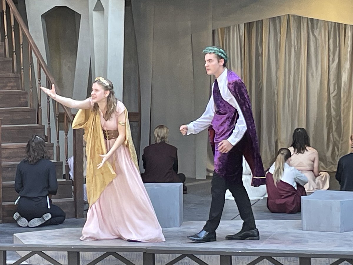LiahonaPrep's tweet photo. Congratulations to our Shakespeare team bringing home gold!!!! Our High School AND Jr High teams both won Sweepstakes AND placed 1st for Ensemble scenes!! Our Elementary team got 3rd for their Ensemble scene too! Congrats to everyone who put so much work into this competition! https://t.co/f8JRKPZWvN