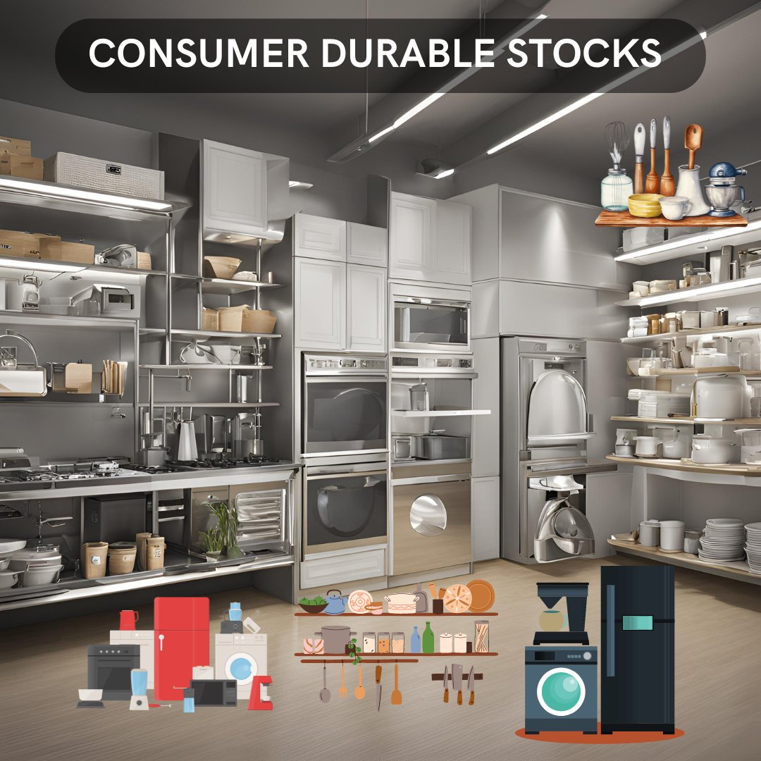 FinAspiration's tweet photo. ⭐ Sector : Consumer Durable ✨
👉 16 Companies Which are playing a crucial role in Consumer durable Products & Driving the Growth of the sector✨
⭐ A Thread🧵 👇
#StockWatch #stockmarketsindia #stockinvesting #Investments #consumer #consumerdurable #Electronic