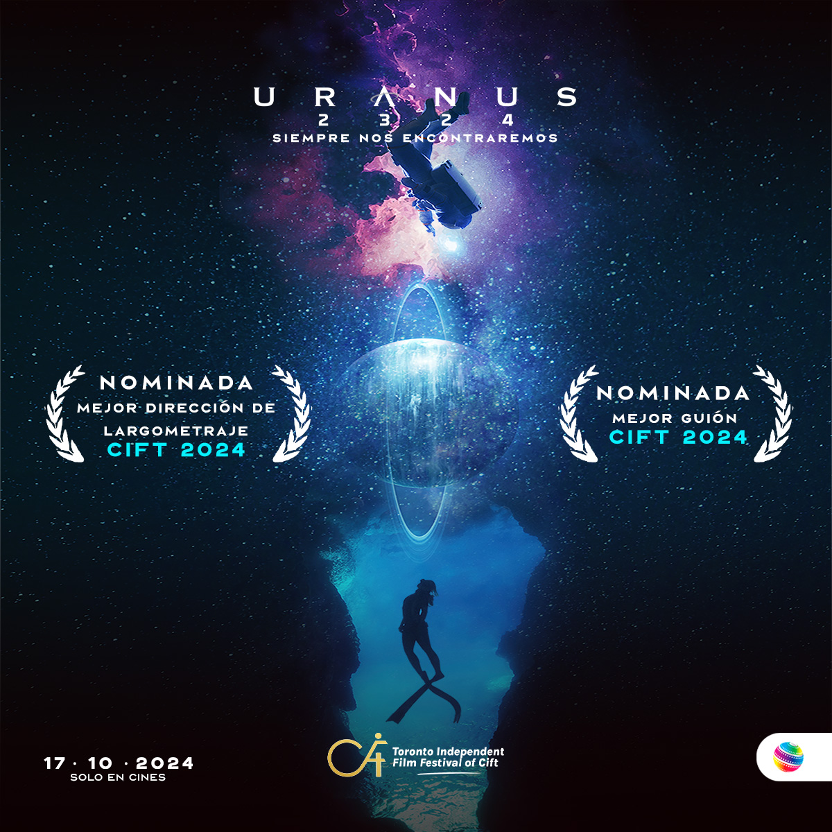 Cinemex's tweet photo. Una película fuera de este universo 🚀🪐💕 Compra tus boletos en preventa para #Uranus2324xCinemex. Boletos: https://t.co/NWBVFHuhSD https://t.co/dIPCSLtnel