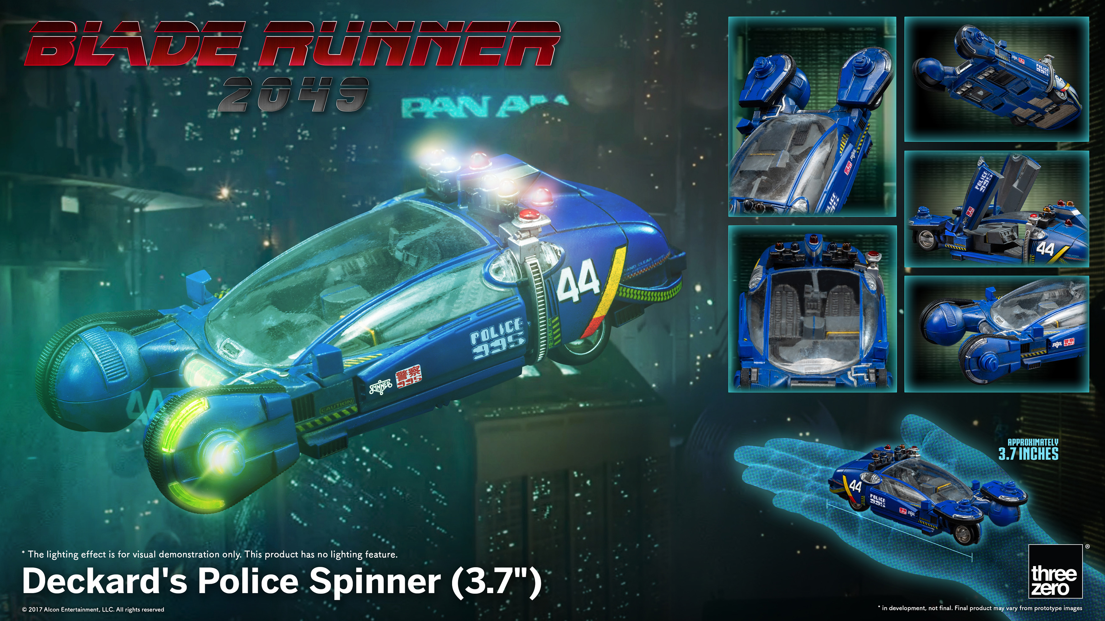 レア　ブレードランナー　ポリススピナー　プロトタイプ デッカードのポリススピナー（3.7インチ）｜グッドスマイル