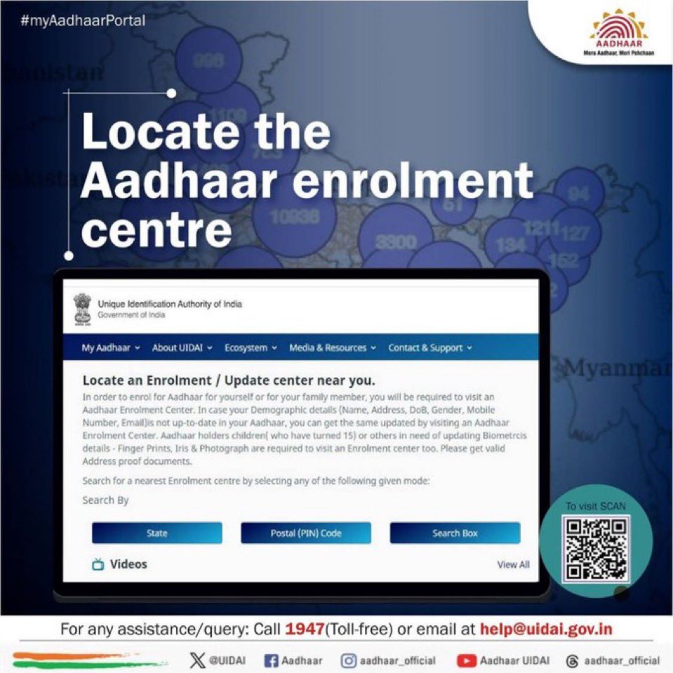 Aadhaar Office Western Region tweet media