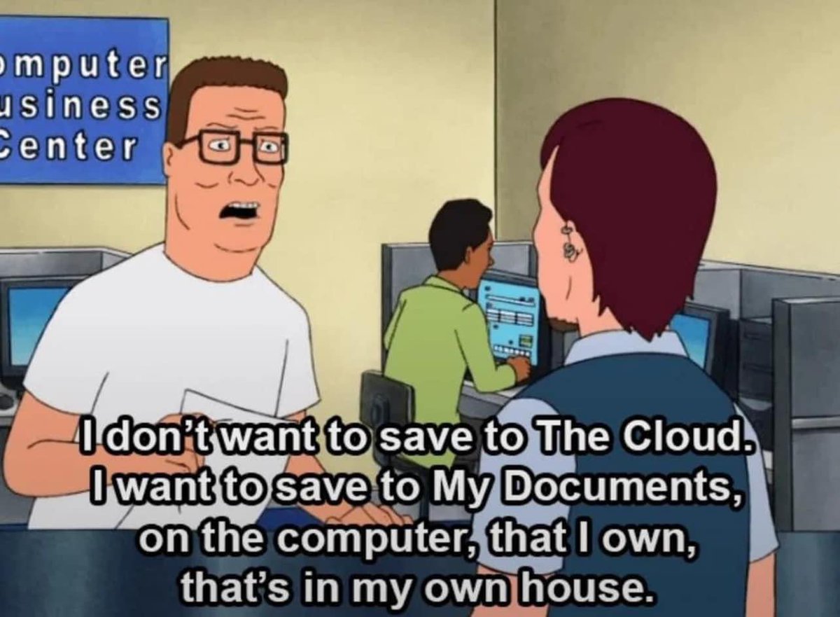 OfficialBookeus's tweet image. 👀 When all I want is to save my files locally but my devices keep insisting on the cloud... ☁️😤  
"Can I just save it on my computer for once?!?!"  
#TechFrustrations #OldSchool #LetMeSaveMyFiles