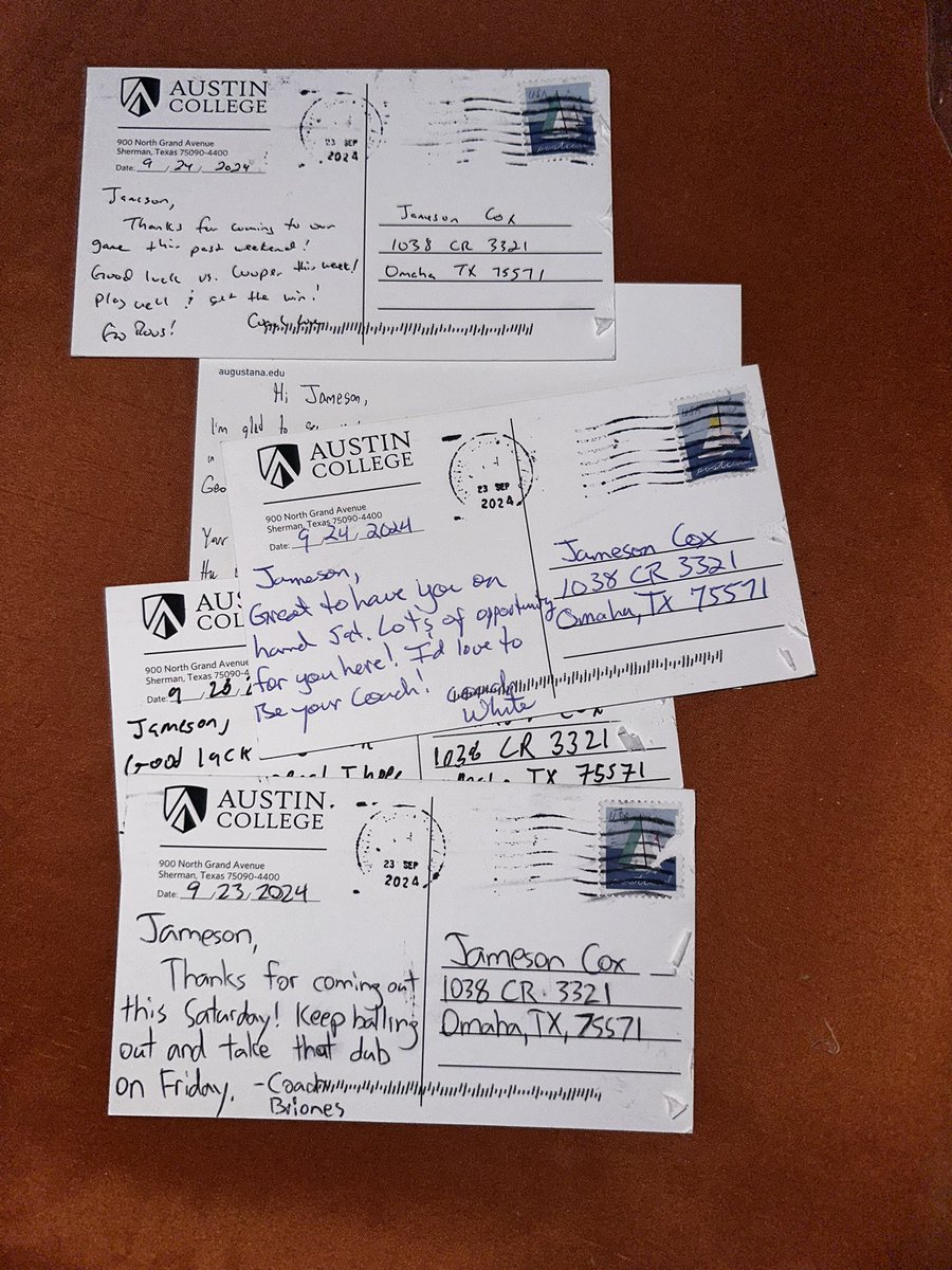 Thanks for the love <a href="/RoosFootball/">Austin College ’Roos Football</a>