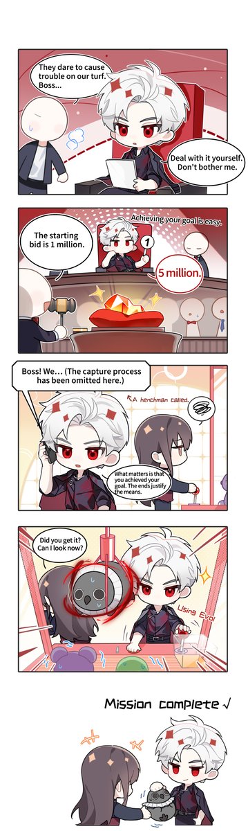 Love_Deepspace's tweet image. Love and Deepspace | Linkon Chibi Report
■ Sylus [Achieving Your Goal Is What Matters]

For matters big and small, Sylus has a set of guidelines to produce results efficiently. Let's not think too much about the process and go home with Grumpy Crow!

#LoveandDeepspace #Sylus