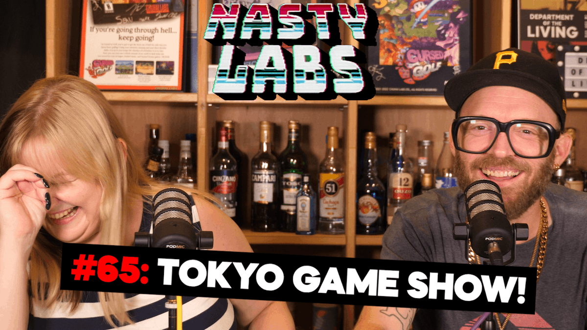 Chuhai Labs (@chuhailabs) on Twitter photo New Nasty Labs Alert!
This week <a href="/KinsZilla/">Kinsey</a> and <a href="/theHenryDemos/">Mark aka henry demos</a> talk all things Tokyo Game Show! We also talk the new Zelda and Iron Meat from <a href="/Retroware/">Retroware @ SGDQ</a>. PLUS a film bit about Frankie Freako from former <a href="/Astron6/">Astron-6</a> director
BONUS from <a href="/yckmd_/">ᗪᗩᑎ Ǥᗝᖇᗰᗩᑎ</a>!
Watch it!
youtu.be/8BrsgXShdeE New Nasty Labs Alert!
This week <a href="/KinsZilla/">Kinsey</a> and <a href="/theHenryDemos/">Mark aka henry demos</a> talk all things Tokyo Game Show! We also talk the new Zelda and Iron Meat from <a href="/Retroware/">Retroware @ SGDQ</a>. PLUS a film bit about Frankie Freako from former <a href="/Astron6/">Astron-6</a> director
BONUS from <a href="/yckmd_/">ᗪᗩᑎ Ǥᗝᖇᗰᗩᑎ</a>!
Watch it!
youtu.be/8BrsgXShdeE