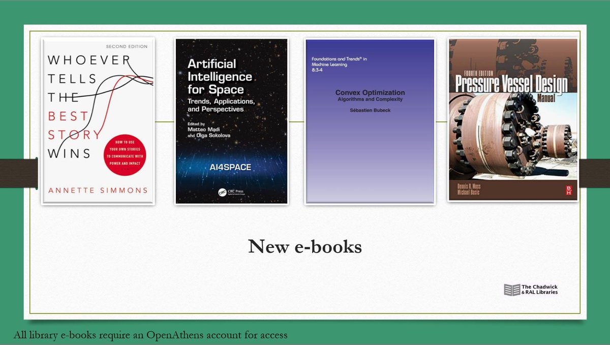Libraries in STFC (@libraries_stfc) on Twitter photo We have recently acquired some new e-books. For anyone needing a reminder how electronic titles work, please see this Viva Engage post: shorturl.at/BzQsk
<a href="/STFC_Matters/">Science and Technology Facilities Council</a> <a href="/RutherfordApLab/">Rutherford Appleton Laboratory</a> <a href="/SciTecDaresbury/">Sci-Tech Daresbury</a> <a href="/DaresburyLab/">Daresbury Laboratory</a> We have recently acquired some new e-books. For anyone needing a reminder how electronic titles work, please see this Viva Engage post: shorturl.at/BzQsk
<a href="/STFC_Matters/">Science and Technology Facilities Council</a> <a href="/RutherfordApLab/">Rutherford Appleton Laboratory</a> <a href="/SciTecDaresbury/">Sci-Tech Daresbury</a> <a href="/DaresburyLab/">Daresbury Laboratory</a>