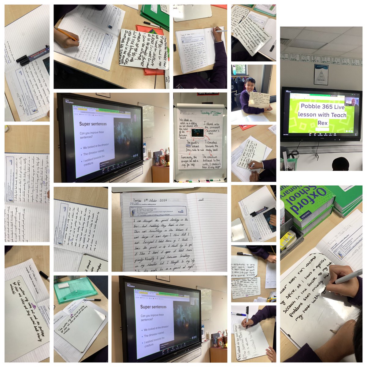 Words cannot express the thrill that filled our Year 6 classroom today and the entire KS2🎉 Our young writers joined a live lesson delivered by Pobble with Teach Rex, diving deep into the world of almighty creatures. 🦖🌍<a href="/HeyPobble/">Pobble</a> <a href="/karentulloch1/">Karen Tulloch</a> <a href="/WalthamstowPrim/">Walthamstow Primary Academy</a> <a href="/ULPrimary/">United Curriculum - Primary</a>