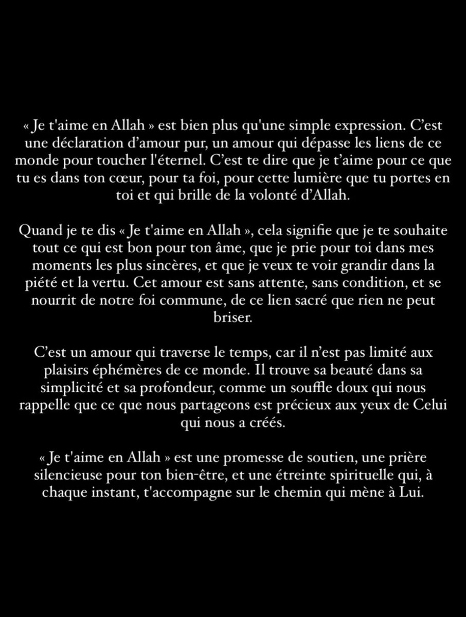 Je t’aime en Allah