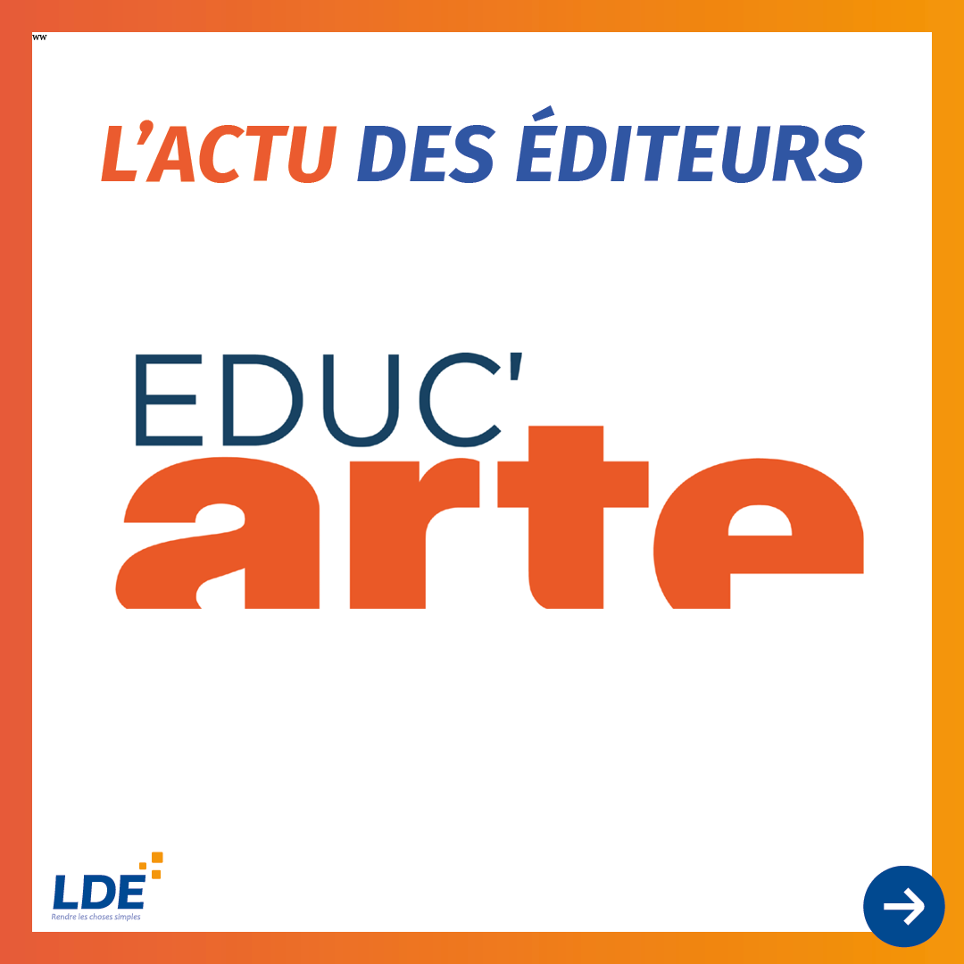 LibraireLDE's tweet photo. 🗞 L'Actu des Éditeurs I EducArte
🎞 Educ'arte, un nouveau service de VOD pour les scolaires!
🇪🇺 Du primaire au lycée, plus de 1000 programmes d'ARTE, dont 85% d'origine européenne
🔗 https://t.co/8qf5Ja7X8z
#numériqueeducatif #videos #culture #education #educarte #partenaire https://t.co/EnzdtyCHpK