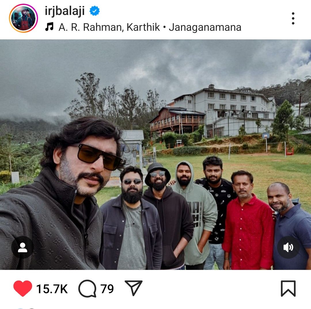 RJ Balaji and team. Song selection 🔥

#Suriya45