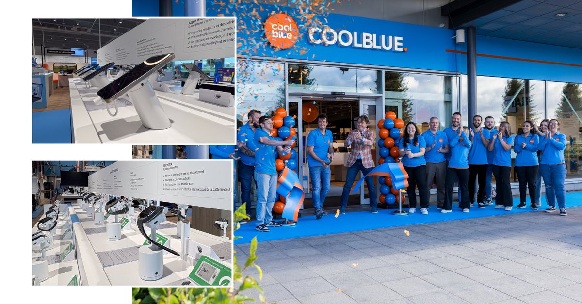 resatec's tweet image. Resatec is trots partner van @Coolblue, nu ook in Wallonië!📷

Klanten kunnen er meer dan 1.000 producten écht ervaren dankzij onze @invuesecurity oplossingen.
