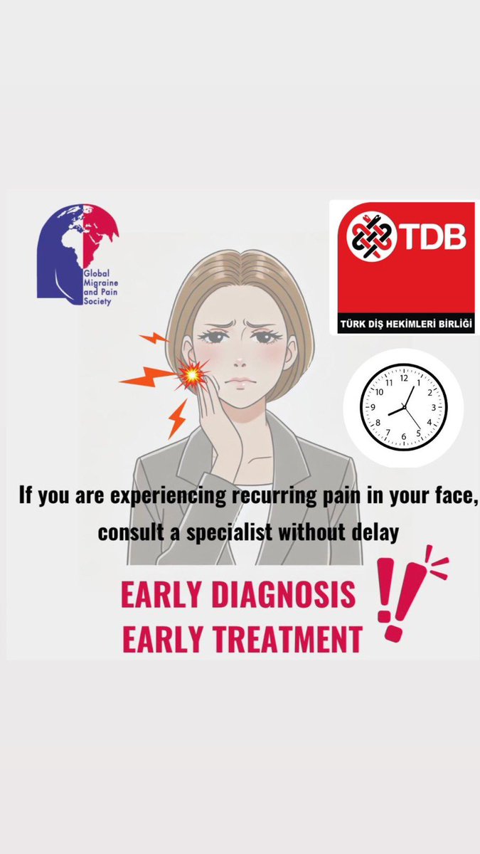 "Early diagnosis makes the treatment process easier. If you areexperiencing recurring pain in your face, see a specialistwithout delay.#EarlyDiagnosisSaveLife #TrigeminalNeuralgia#AwarenessDay"