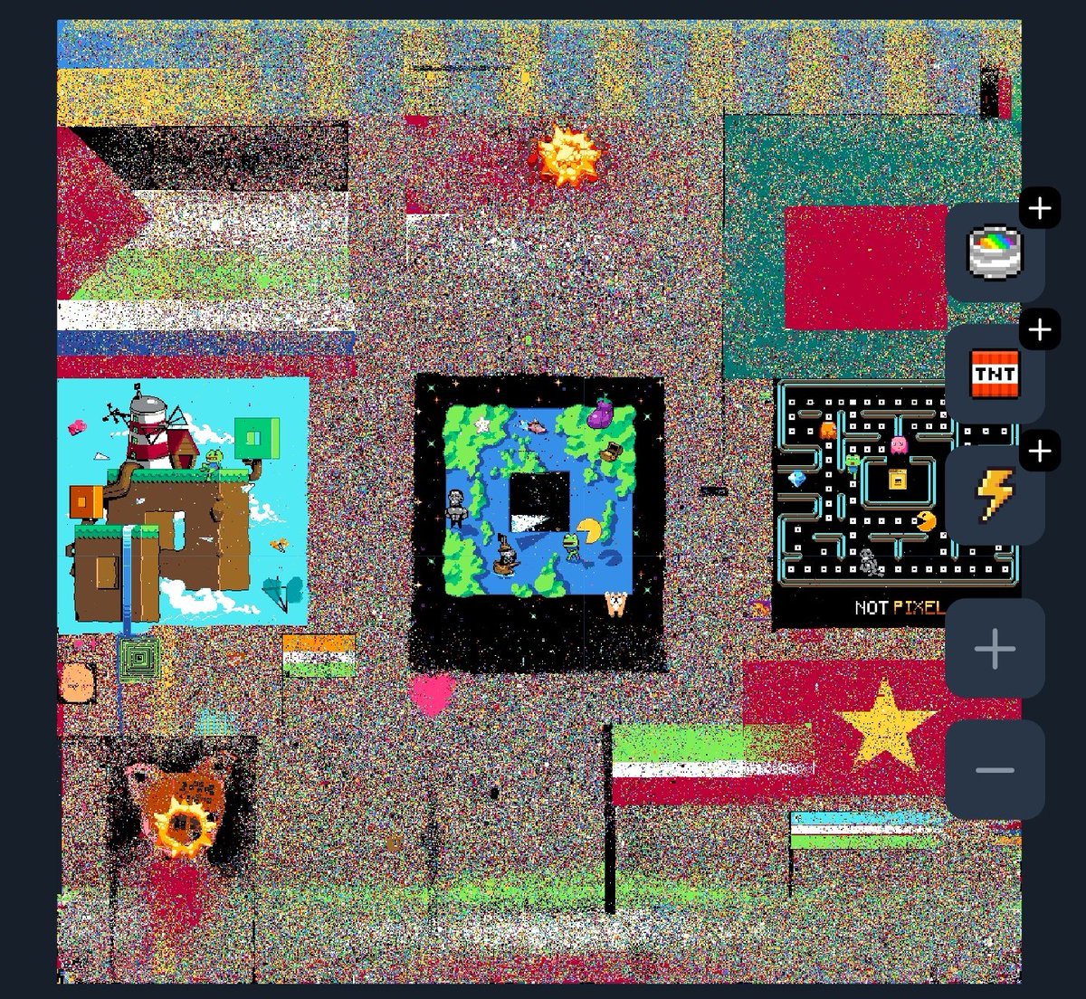 InfluencerDee's tweet image. The way people have been spending money to buy dynamites in NotPixel 😂😂

$ZAAR