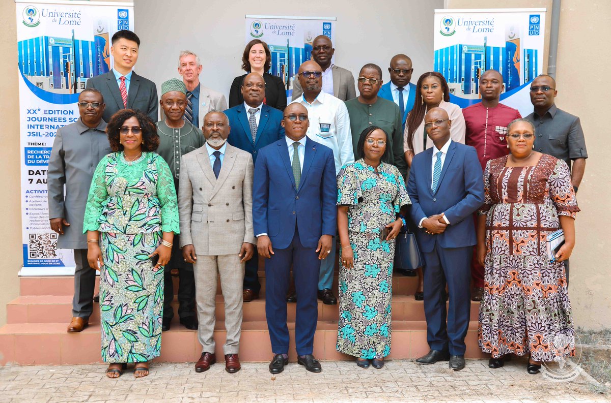 Université de Lomé (@univelometg) on Twitter photo La 20e édition des journées scientifiques internationales de Lomé, ouverte par M. <a href="/kmnatchaba/">Kanka-Malik Natchaba</a>, Ministre de l'Enseignement Supérieur et de la Recherche, le 7/10/2024. Recherche et innovation pour une transformation structurelle et le développement des pays africains.
#UniveLomeTg La 20e édition des journées scientifiques internationales de Lomé, ouverte par M. <a href="/kmnatchaba/">Kanka-Malik Natchaba</a>, Ministre de l'Enseignement Supérieur et de la Recherche, le 7/10/2024. Recherche et innovation pour une transformation structurelle et le développement des pays africains.
#UniveLomeTg